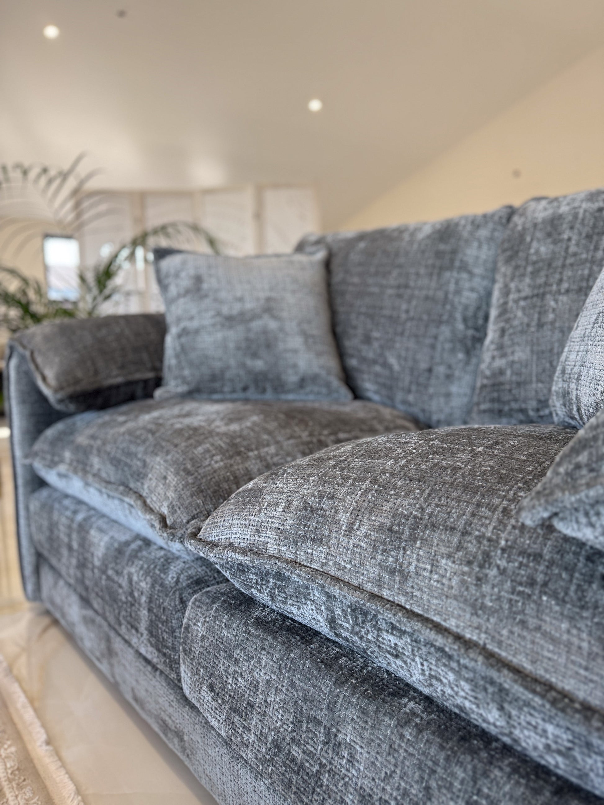 Sonia Sofa Grey 2 Seater - premium sofa with free Isle of Man and UK delivery