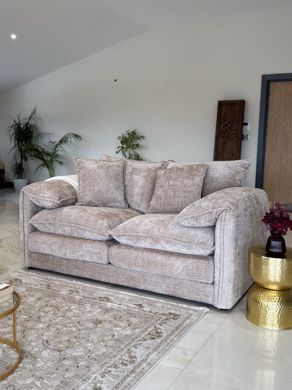 Sonia Sofa Beige 2 Seater - premium sofa with free Isle of Man and UK delivery