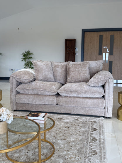 Sonia Sofa Beige 2 Seater - premium sofa with free Isle of Man and UK delivery