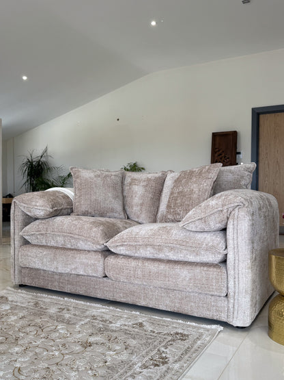 Sonia Sofa Beige 2 Seater - premium sofa with free Isle of Man and UK delivery