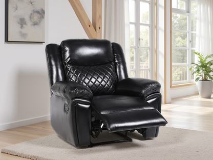 Mya Recliner Sofa Black Armchair from Dreamy - sofa with free Isle of Man and UK delivery