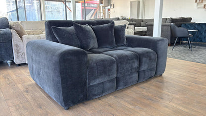 Joanna Sofa Black 2 Seater from Dreamy - sofa with free Isle of Man and UK delivery