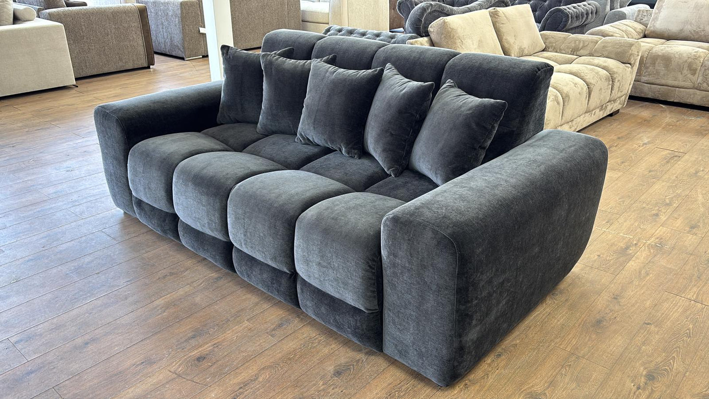 Joanna Sofa Black 3 Seater from Dreamy - sofa with free Isle of Man and UK delivery