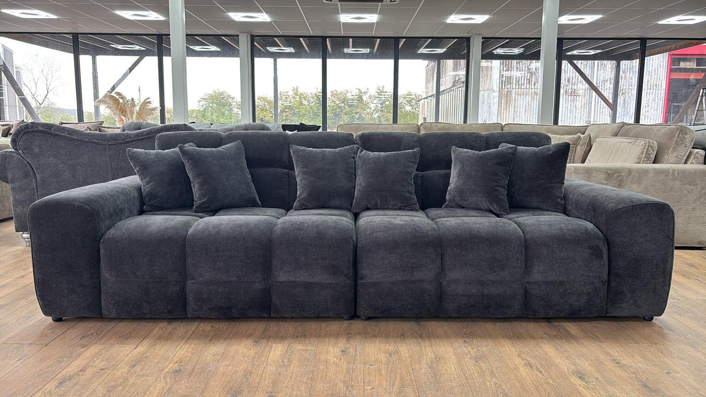 Joanna Sofa Black 4 Seater from Dreamy - sofa with free Isle of Man and UK delivery