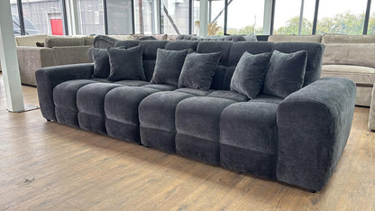 Joanna Sofa Black 4 Seater from Dreamy - sofa with free Isle of Man and UK delivery