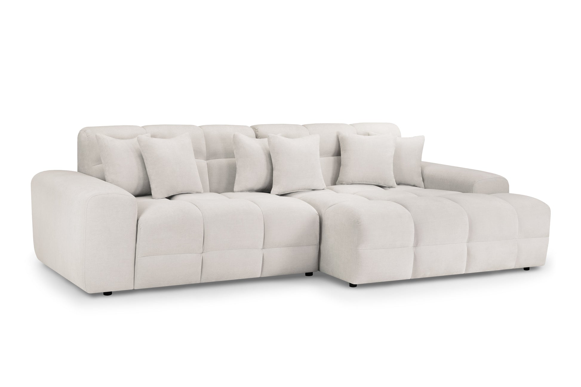 Joanna Sofa Beige Right Hand Facing Corner at Dreamy furniture store in Natural