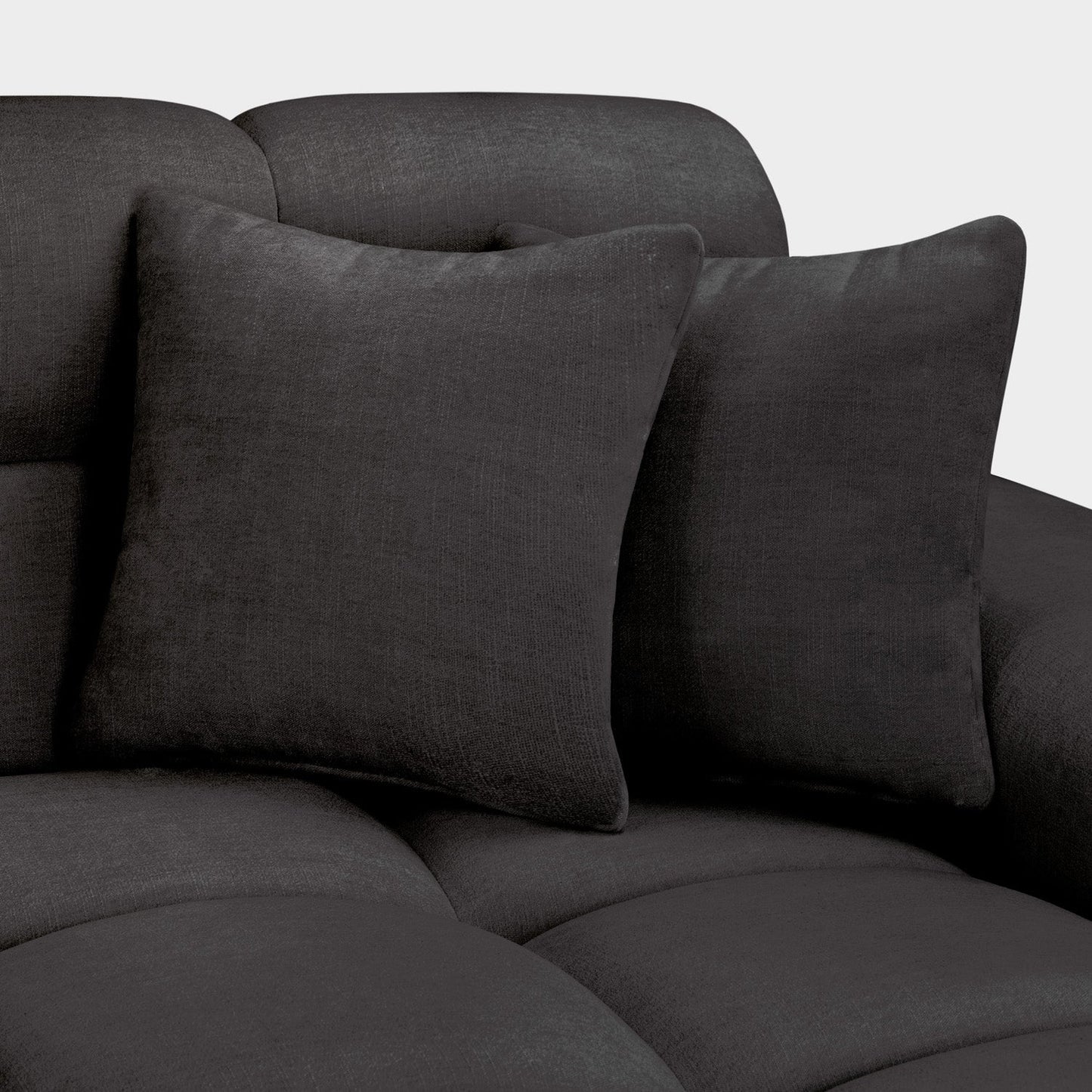 Jacob Sofa Black Left Hand Facing Corner