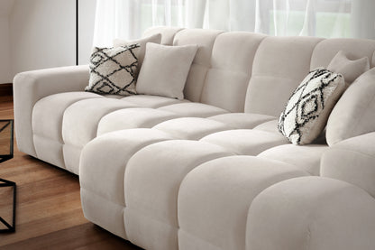 Joanna Sofa Beige Right Hand Facing Corner at Dreamy furniture store in Natural