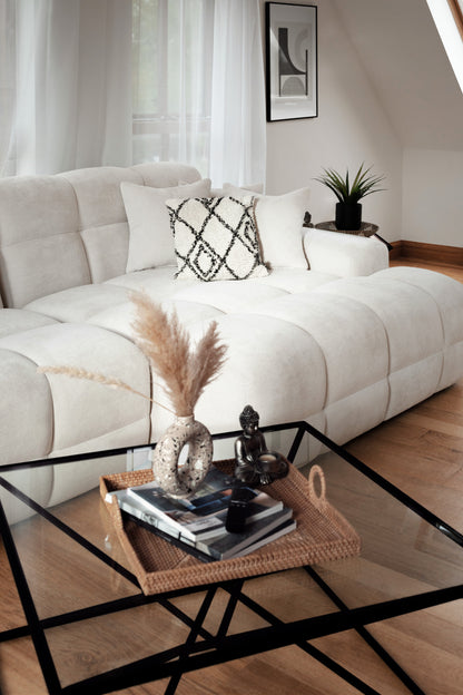 Joanna Sofa Beige Right Hand Facing Corner at Dreamy furniture store in Natural