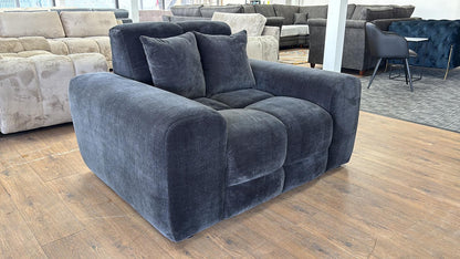 Joanna Sofa Black Armchair from Dreamy - sofa with free Isle of Man and UK delivery