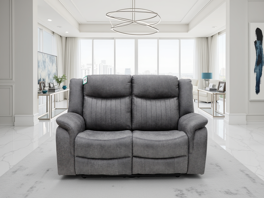 Lexi Electric Recliner Sofa Grey 2 Seater - Lexi sofa range - Dreamy furniture Isle of Man and UK