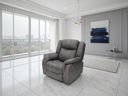 Lexi Electric Recliner Sofa Grey Armchair - Lexi sofa range - Dreamy furniture Isle of Man and UK