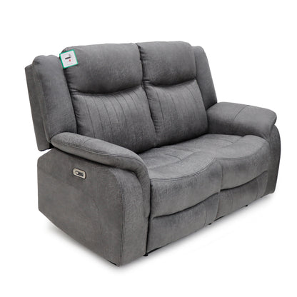 Lexi Electric Recliner Sofa Grey 2 Seater - Lexi sofa range - Dreamy furniture Isle of Man and UK