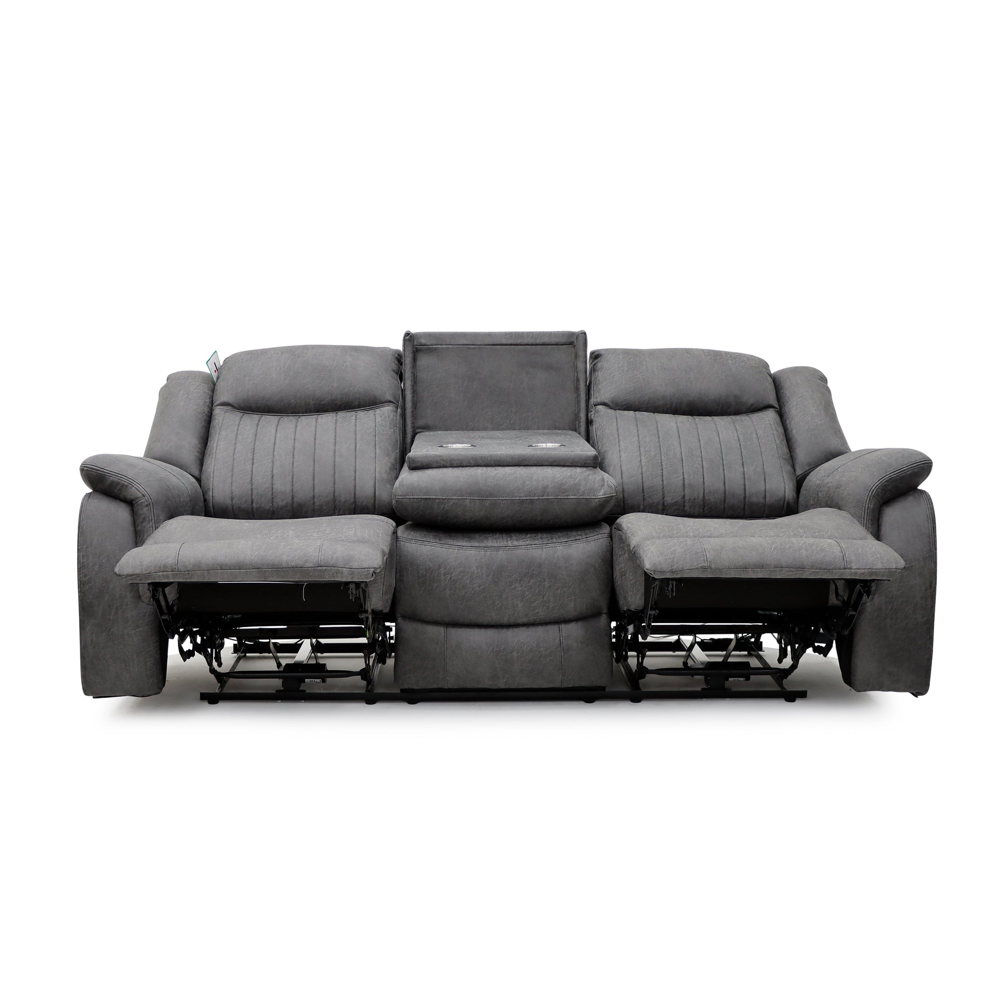 Lexi Electric Recliner Sofa Grey 3 Seater - Lexi sofa range - Dreamy furniture Isle of Man and UK