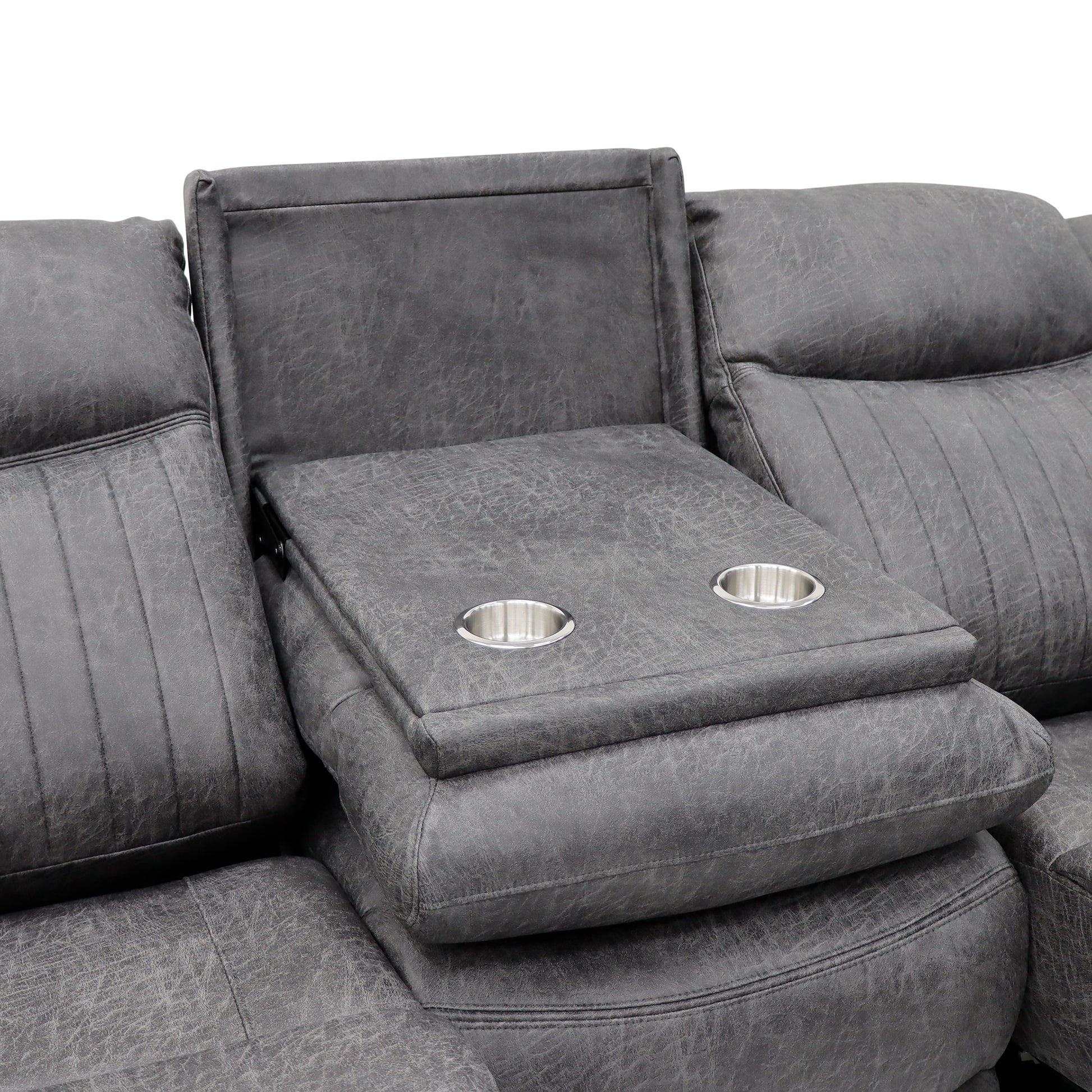 Lexi Electric Recliner Sofa Grey 3 Seater - Lexi sofa range - Dreamy furniture Isle of Man and UK