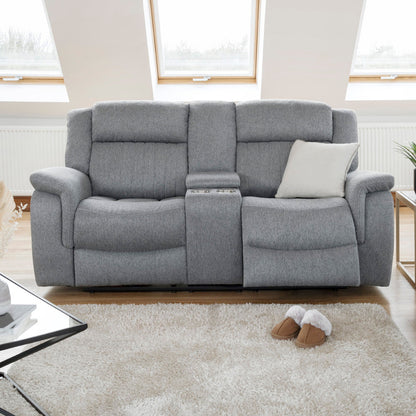 Linden Recliner Sofa Grey 2 Seater