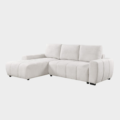Lora Sofa Bed Stone Left Hand Facing Corner