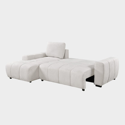 Lora Sofa Bed Stone Left Hand Facing Corner
