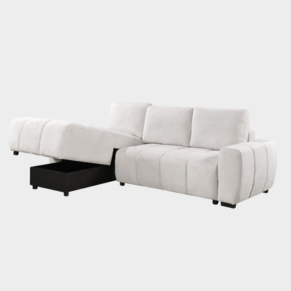 Lora Sofa Bed Stone Left Hand Facing Corner