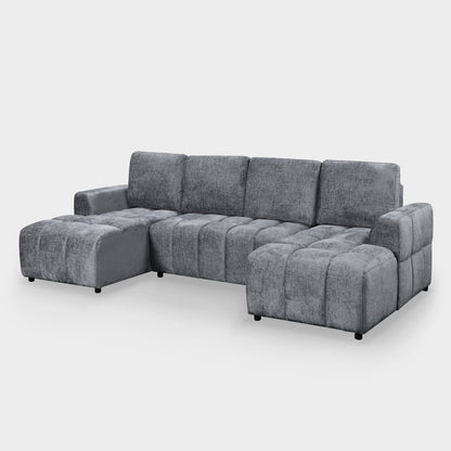 Lora Sofa Bed U Shape Corner Graphite