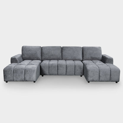 Lora Sofa Bed U Shape Corner Graphite