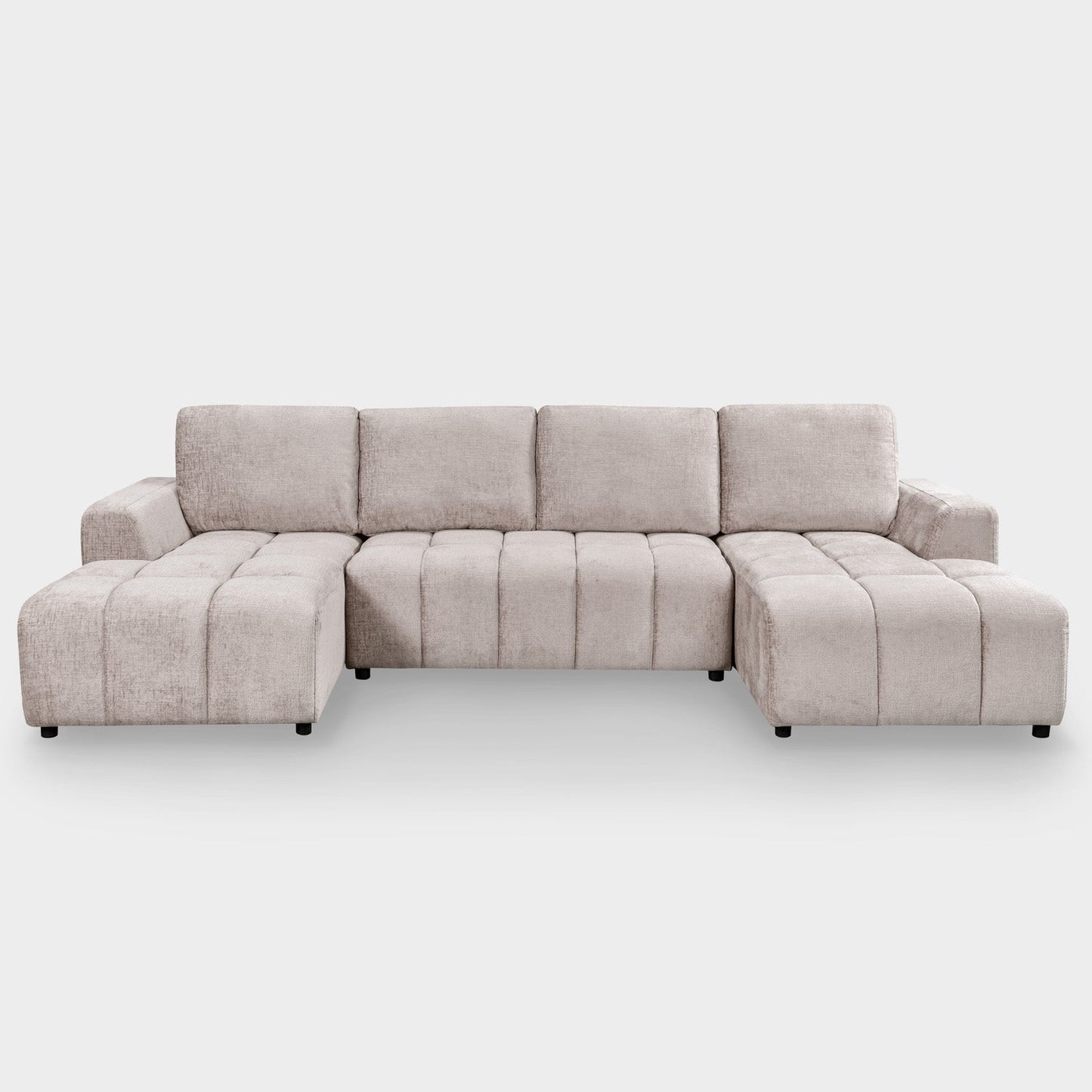 Lora Sofa Bed U Shape Corner Mushroom