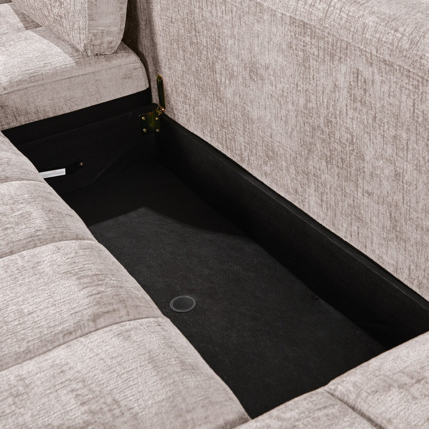 Lora Sofa Bed U Shape Corner Mushroom