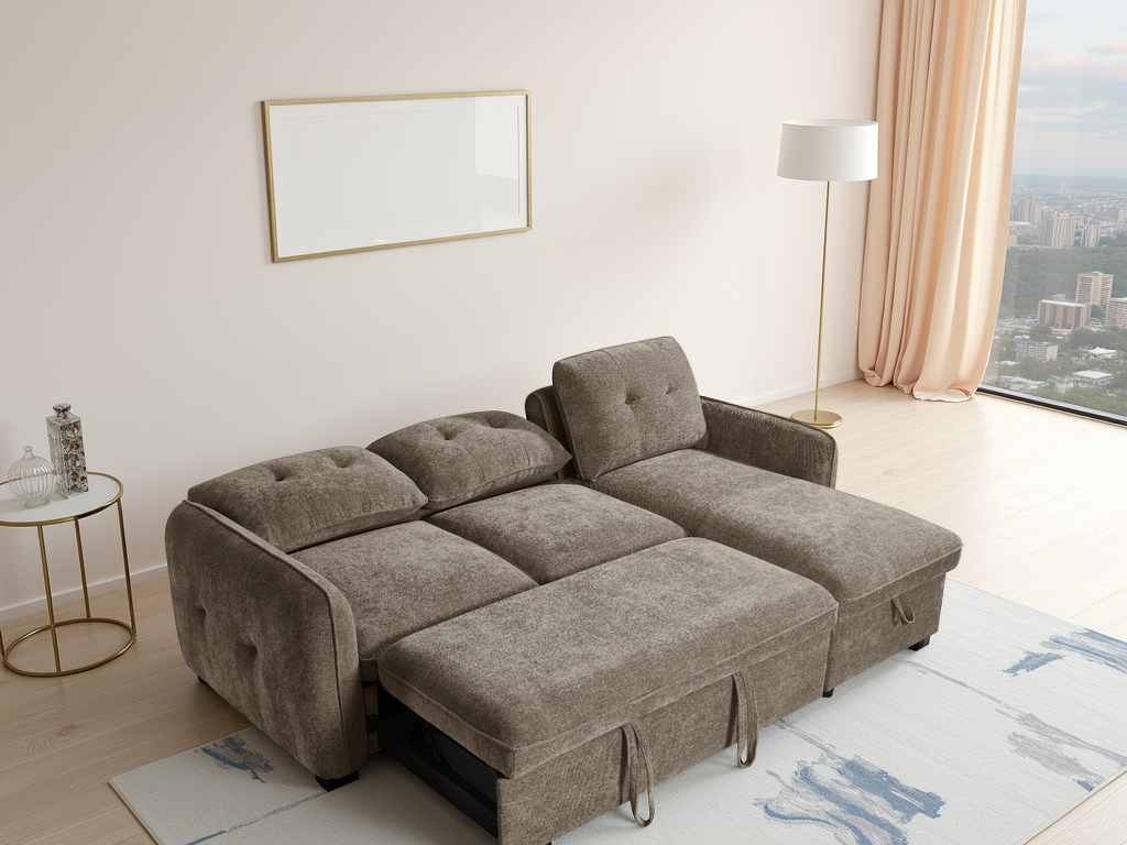 Morgan Sofabed Brown Universal Corner - brown universal corner sofa bed UK delivery
