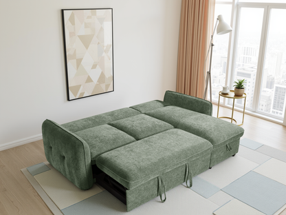 Morgan Sofabed Green Universal Corner - green universal corner sofa bed UK