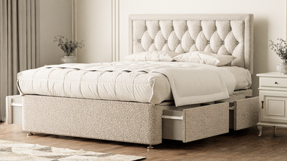 Madrid Chesterfield Divan Bed