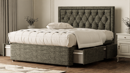 Madrid Chesterfield Divan Bed