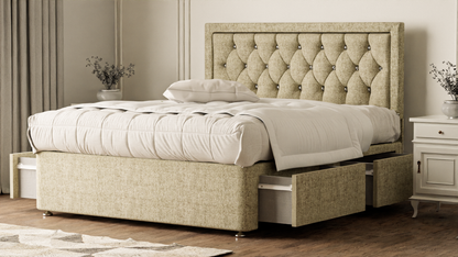 Madrid Chesterfield Divan Bed