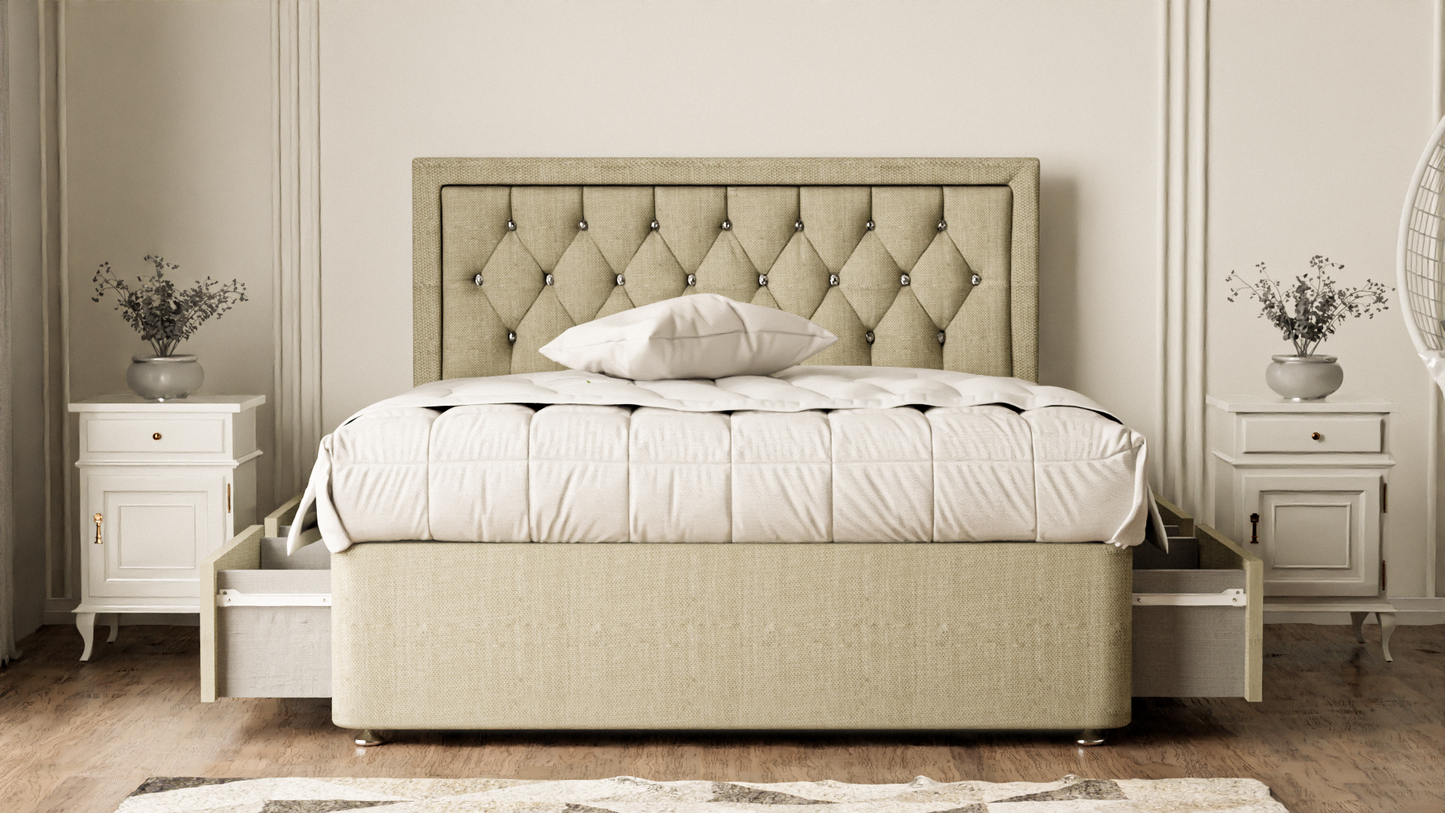 Madrid Chesterfield Divan Bed