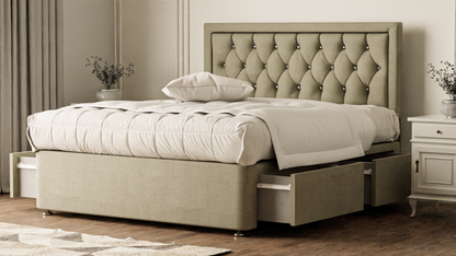 Madrid Chesterfield Divan Bed