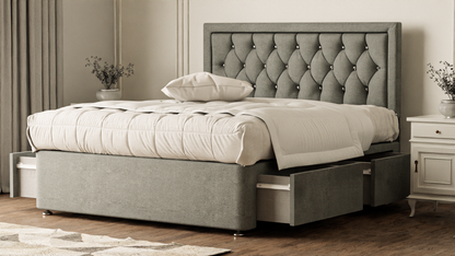 Madrid Chesterfield Divan Bed