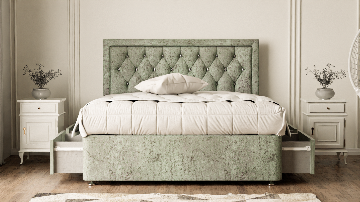 Madrid Chesterfield Divan Bed