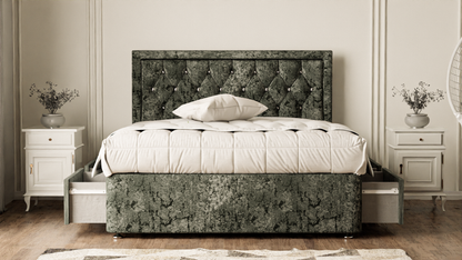 Madrid Chesterfield Divan Bed