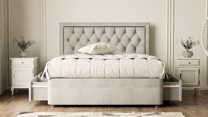 Madrid Chesterfield Divan Bed