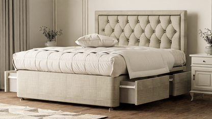 Madrid Chesterfield Divan Bed