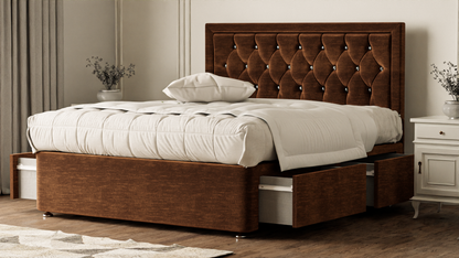 Madrid Chesterfield Divan Bed