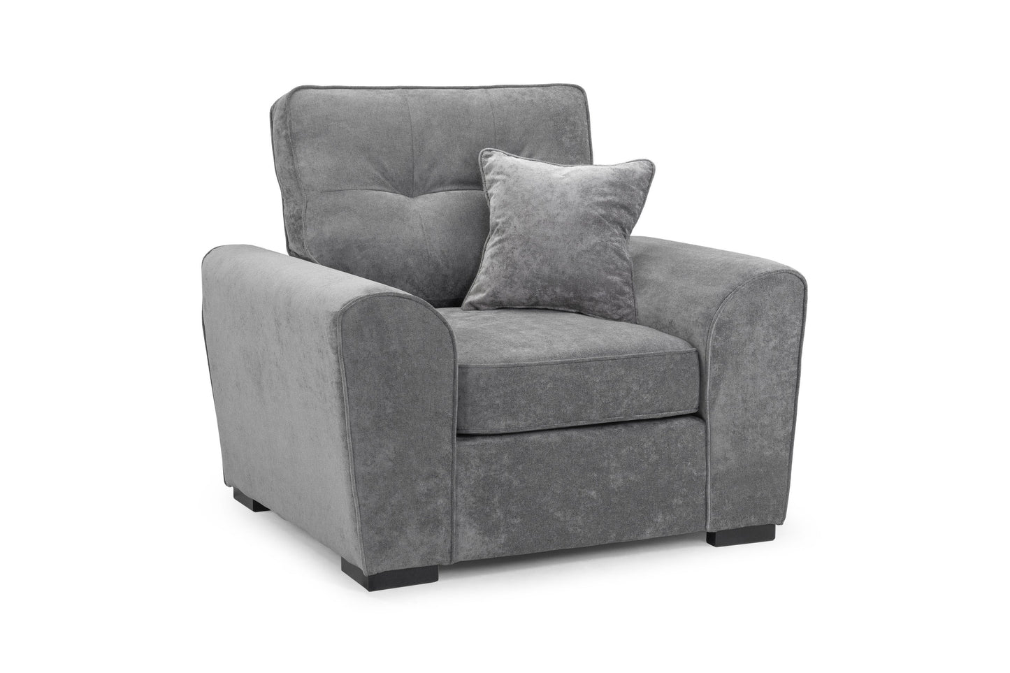 Maxine Sofa Grey Armchair - premium furniture with free Isle of Man and UK delivery