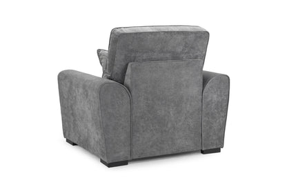 Maxine Sofa Grey Armchair - premium furniture with free Isle of Man and UK delivery