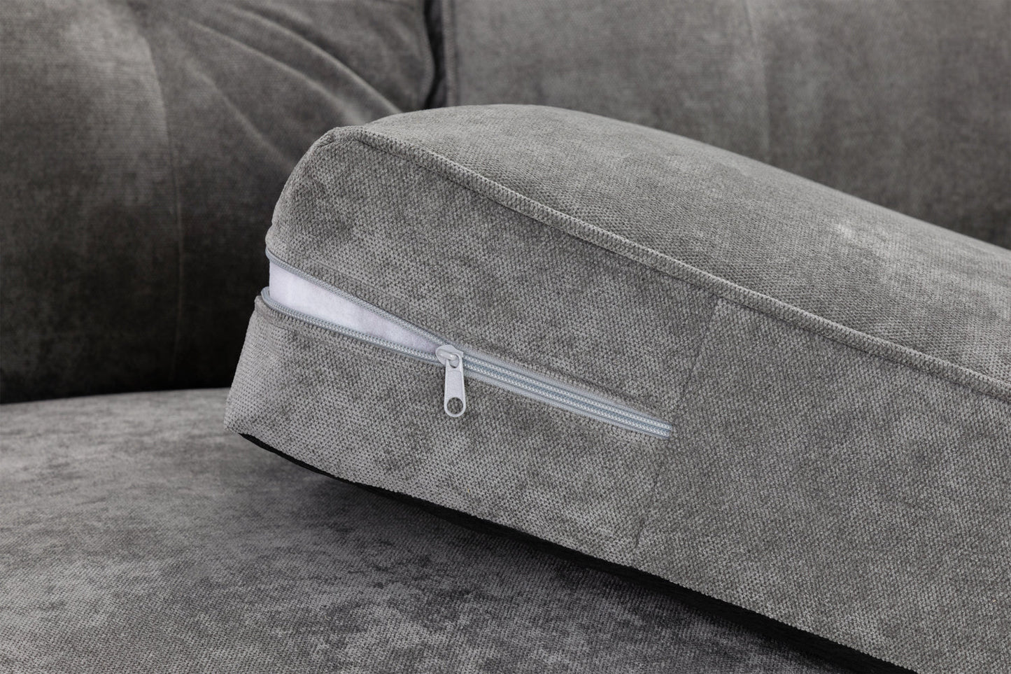 Maxine Sofa Grey 3 Seater - premium furniture with free Isle of Man and UK delivery