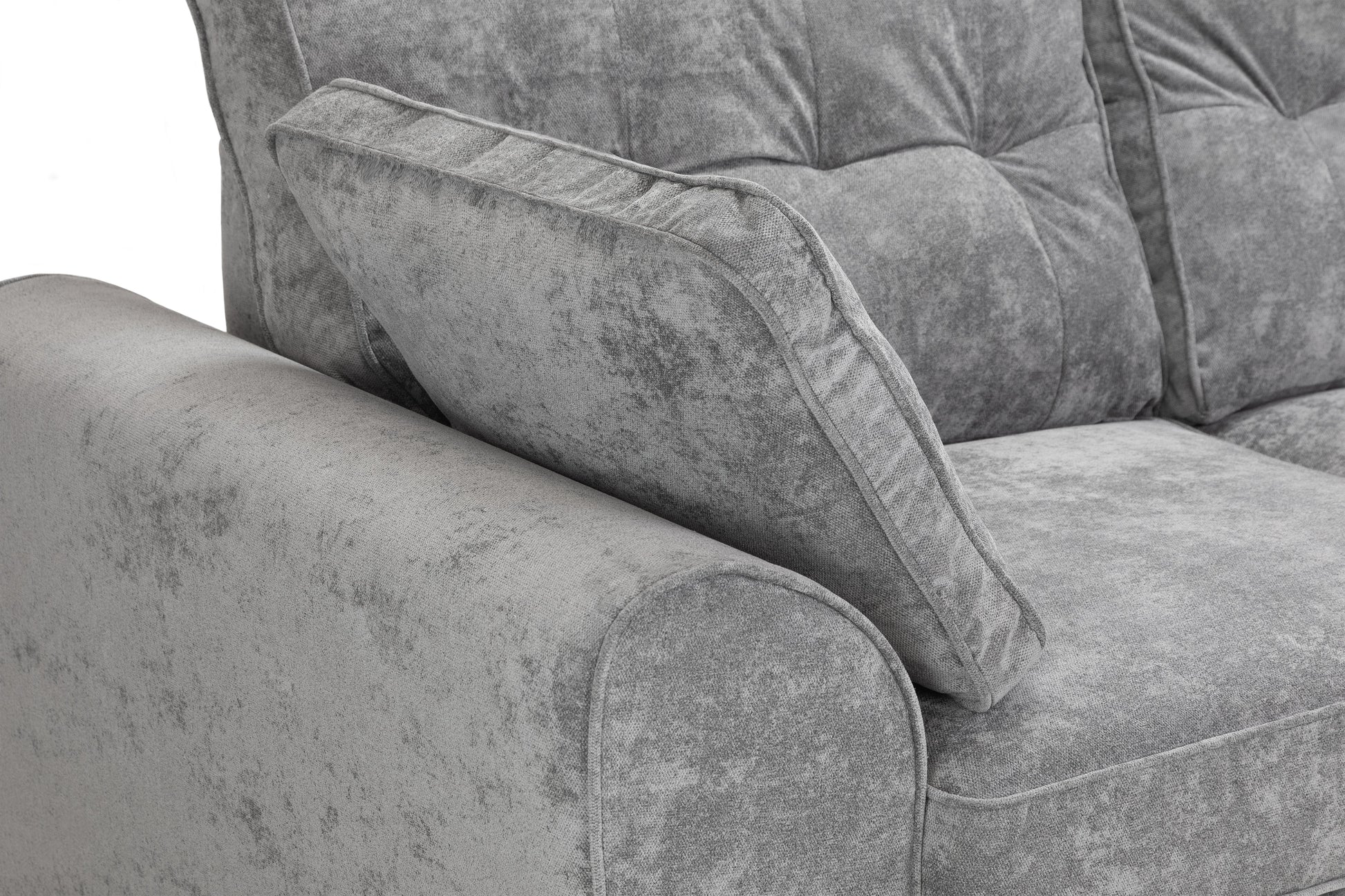Maxine Sofa Grey 2 Seater - premium furniture with free Isle of Man and UK delivery