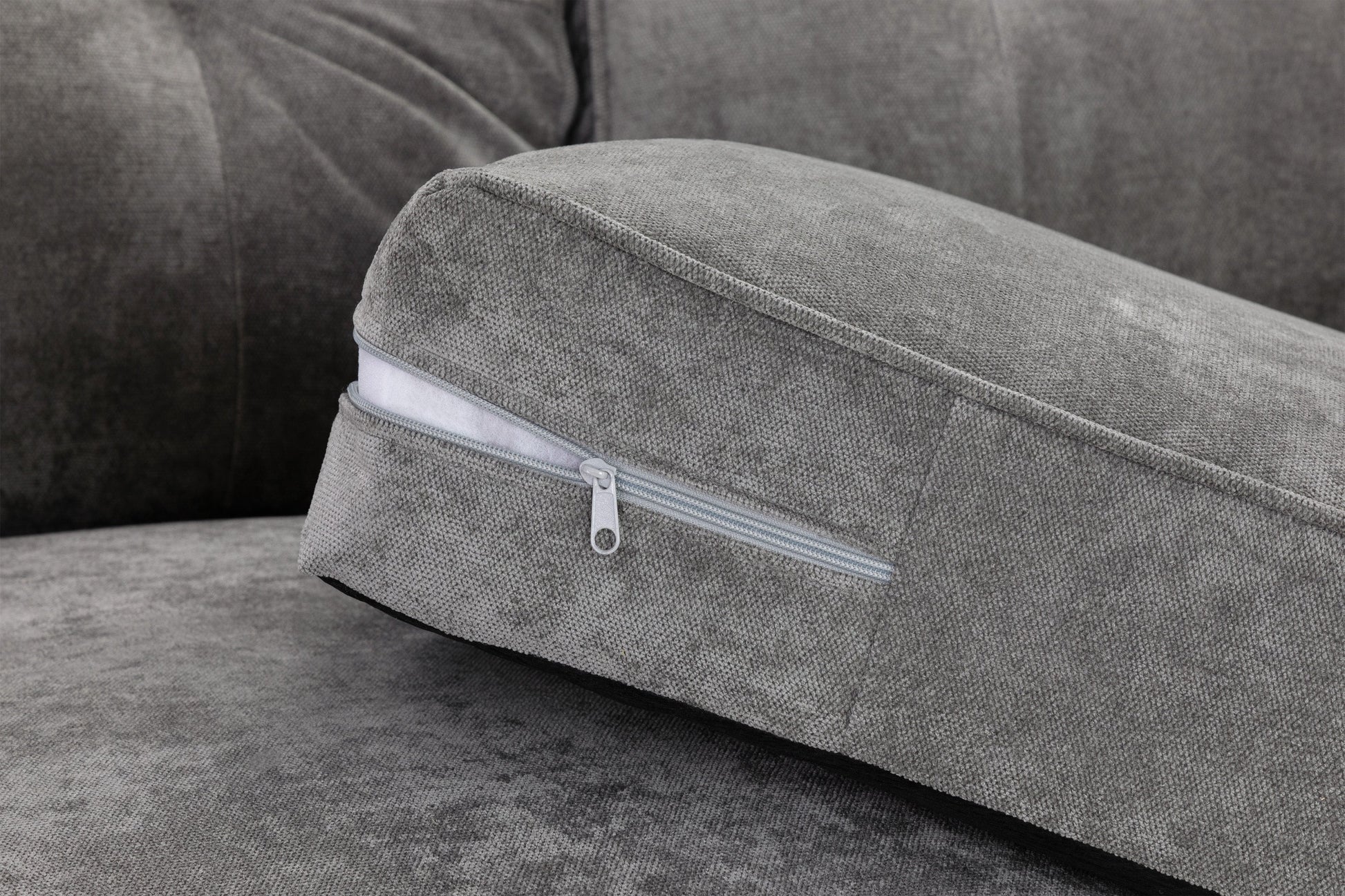 Maxine Sofa Grey Armchair - premium furniture with free Isle of Man and UK delivery