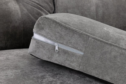 Maxine Sofa Grey Large Corner - premium furniture with free Isle of Man and UK delivery