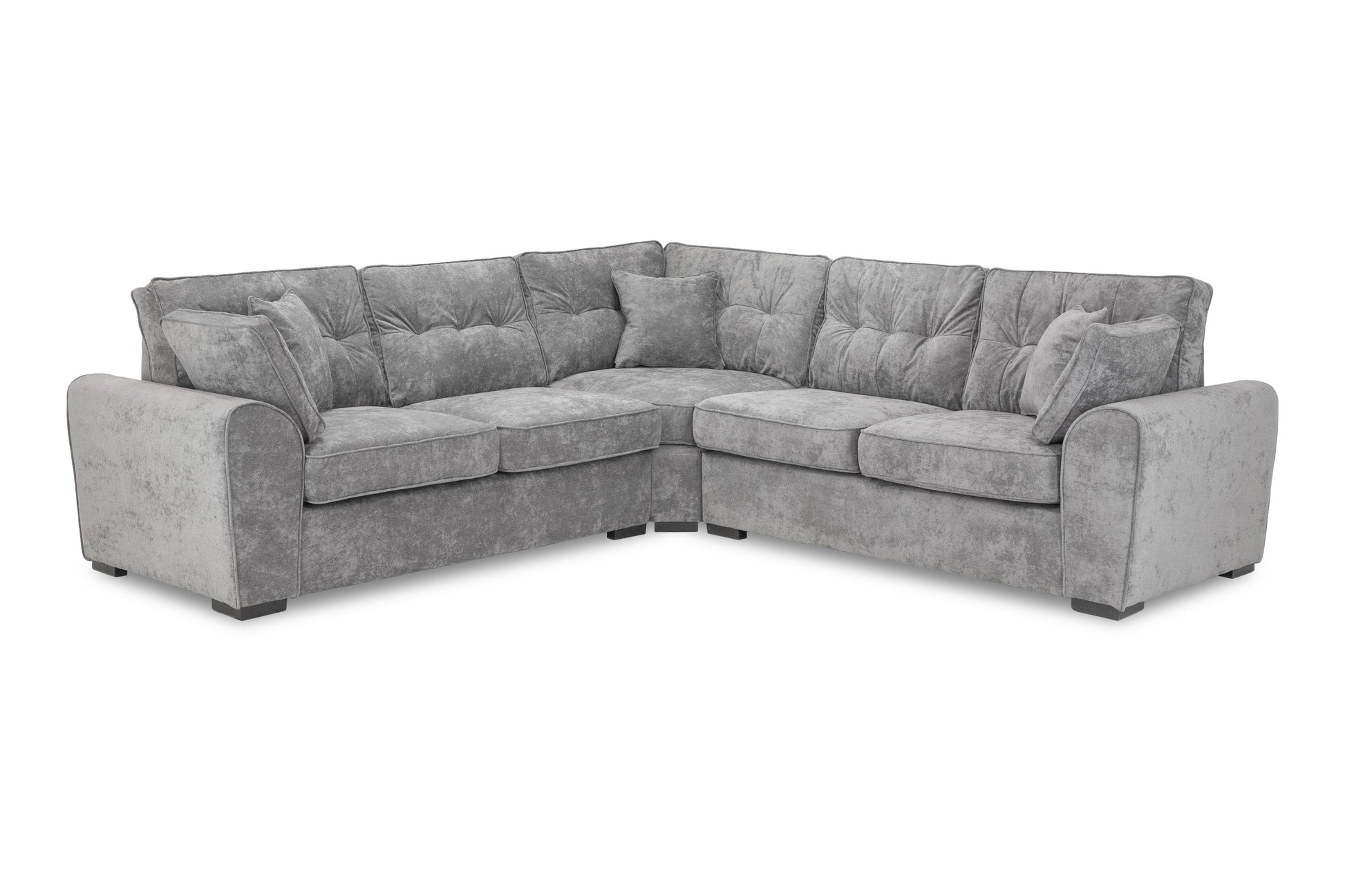 Maxine Sofa Grey Large Corner - premium furniture with free Isle of Man and UK delivery