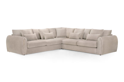 Milo Sofa Mocha Large Corner at Dreamy furniture store