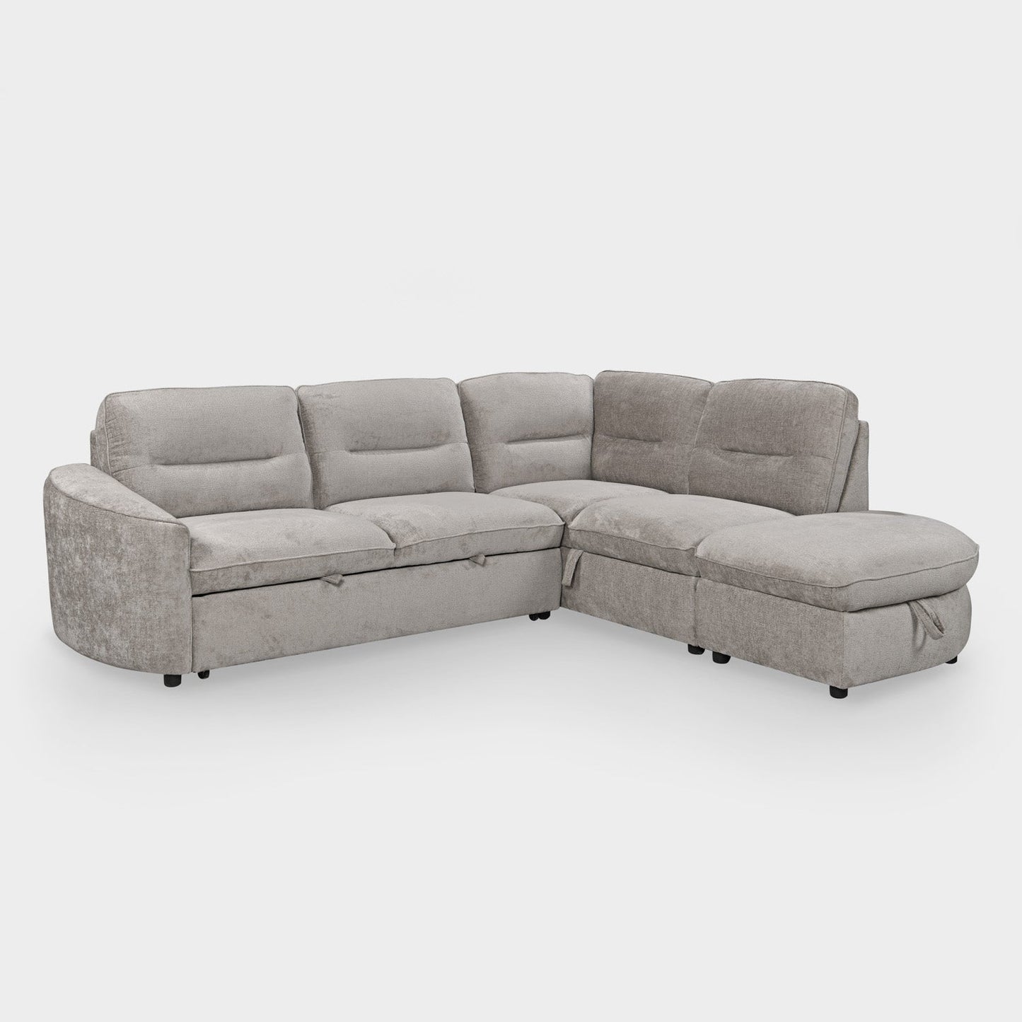 Mirella Sofa Bed Right Hand Facing Corner Grey