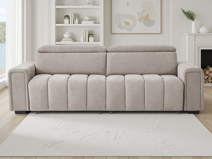 Monique Electric Sofabed Beige 3 Seater - Monique Electric Sofabed Beige 3 Seater sofa bed Isle of Man UK delivery